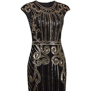 1920s inspired flapper dress